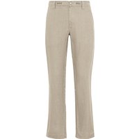 GALERIA essentials Leinenhose "Avici", Modern-Fit, Diagonaltaschen, für Herren, beige, 35/30 von GALERIA essentials