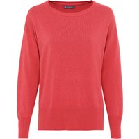 GALERIA Seide-Cashmere Pullover "Graz", Seitenschlitze, für Damen, rot, 44 von GALERIA