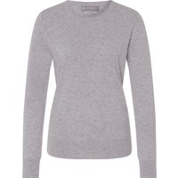 GALERIA Seide-Cashmere Pullover "Madrid", Rundhals-Ausschnitt, für Damen, grau, 38 von GALERIA