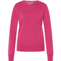 GALERIA Seide-Cashmere Pullover "Madrid", Rundhals-Ausschnitt, für Damen, pink, 38 von GALERIA