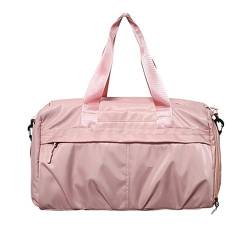 Fitness-Trainingshandtasche Herren- und Damen-Sporttasche, große Kapazität, Umhängetasche, Handtasche, Gepäck (Color : Pink, Size : 42x20x25cm) von GALSOR