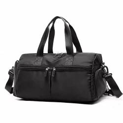 Fitness-Trainingshandtasche Kann Trolley-Taschen, Fitness-Geschäftsreise-Gepäcktasche for Männer und Frauen einstellen (Color : Black, Size : 41x16x27cm) von GALSOR