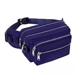 Gürteltasche für Damen Damen-Hüfttasche mit großer Kapazität, mehrlagige Outdoor-Sport-Hüfttaschen (Color : Colour 2, Size : 24x10cm) von GALSOR