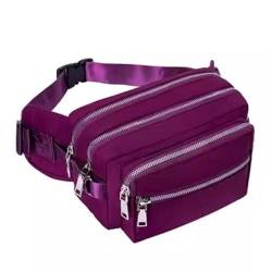 Gürteltasche für Damen Damen-Hüfttasche mit großer Kapazität, mehrlagige Outdoor-Sport-Hüfttaschen (Color : Colour 3, Size : 24x10cm) von GALSOR