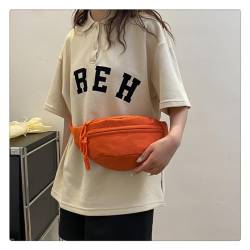 Gürteltasche für Damen Leichte Sport-Hüfttasche for Damen (Color : Orange, Size : Free Size) von GALSOR