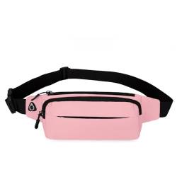 Gürteltasche für Damen Sport-Umhängetasche for Herren und Damen (Color : Pink, Size : 11x34x7cm) von GALSOR