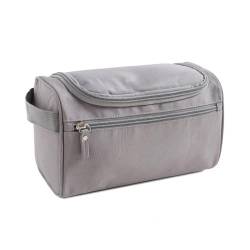 Kosmetiktaschen Reise-Kulturbeutel for Herren, 13 x 25 x 14 cm (Color : Grey, Size : 13x25x14cm) von GALSOR