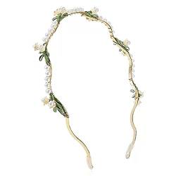 Rutschfester Haarreifen Glockenblumen-Haarband, Weibliches Mori-System, Künstliche Perlen-Haar-Accessoires von GALSOR