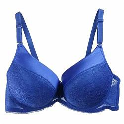 GANGCHENG Damen Gepolsterter Bügel Plus Size Push up Wäsche BH Volle Abdeckung Komfort 105A von GANGCHENG