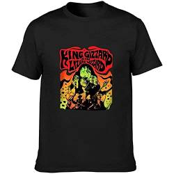 King Gizzard and The Wizard Lizard Psychedelic Rock Australian Music T Shirt L von GANGSHI