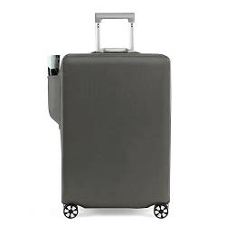 Reisegepäck-Abdeckung, Pull Case Elastischer Ärmel, passend für 45,7-81,3 cm, Bedruckt Gray with Pocket, XL(30-32 inch Luggage) von GANNEPIE