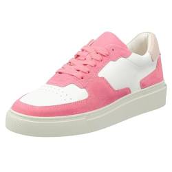 GANT FOOTWEAR Damen JULICE Sneaker, White/hot pink, 37 EU von GANT FOOTWEAR