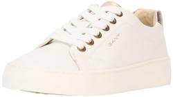 GANT FOOTWEAR Damen LAWILL Sneaker, White/Rose Gold, 40 EU von GANT FOOTWEAR