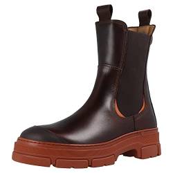 GANT FOOTWEAR Damen MONTHIKE Halblange Stiefel, dk Brown/orange, 38 EU von GANT FOOTWEAR