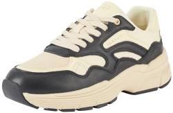GANT FOOTWEAR Damen NEUWILL Sneaker, beige/Black, 37 EU von GANT FOOTWEAR