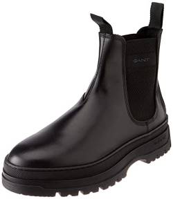 GANT FOOTWEAR Herren ST Grip Chelsea-Stiefel, Black, 43 EU von GANT FOOTWEAR