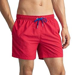 GANT Classic Fit Badeshorts - Bright RED - XL von GANT