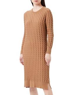 GANT Damen D1. Twisted Cable Dress Kleid, Roasted Walnut, S von GANT