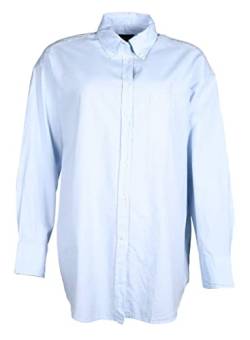 GANT Damen Os Luxury Oxford Bd Shirt Klassisches Hemd, Muted Blue, 44 EU von GANT