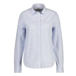 GANT Damen REG POPLIN Stripe Shirt Bluse, Light Blue, 34 von GANT