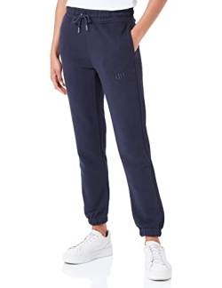 GANT Damen REG Shield Sweatpants Tonal Logo Sweathose, Evening Blue, L von GANT