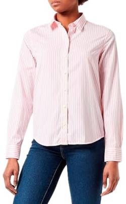 GANT Damen Reg Broadcloth Striped Shirt Klassisches Hemd, Putty, 42 EU von GANT