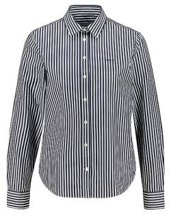 GANT Damen Reg Poplin Stripe Shirt Klassisches Hemd, Classic Blue, 36 EU von GANT