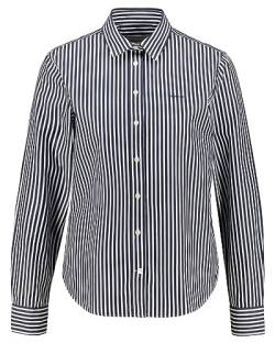 GANT Damen Reg Poplin Stripe Shirt Klassisches Hemd, Classic Blue, 42 EU von GANT
