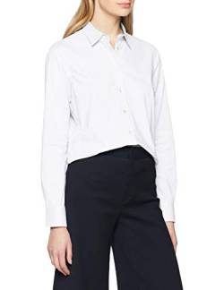 GANT Damen SOLID Stretch Broadcloth Shirt Hemd, White, 40 von GANT