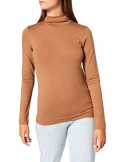 GANT Damen Slim LS Turtleneck Pullover, Roasted Walnut, XL von GANT