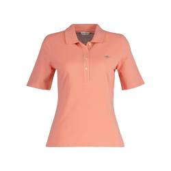 GANT Damen Slim Sheild Cap Sleeve Pique Polo, Peachy PINK, XX-Large von GANT