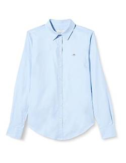 GANT Damen Slim Stretch Oxford Shirt Klassisches Hemd, Light Blue, 36 EU von GANT
