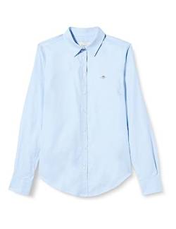 GANT Damen Slim Stretch Oxford Shirt Klassisches Hemd, Light Blue, 40 EU von GANT