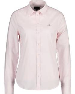 GANT Damen Slim Stretch Oxford Shirt Klassisches Hemd, Light PINK, Standard von GANT