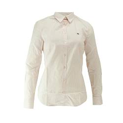 GANT Damen Slim Stretch Oxford Stripe Shirt Klassisches Hemd, Light Pink, 36 EU von GANT