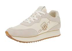 GANT FOOTWEAR Damen BEVINDA Sneaker, Light beige, 37 EU von GANT