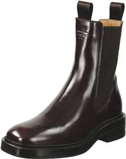 GANT FOOTWEAR Damen FALLWI Chelsea-Stiefel, Dark Brown, 38 EU von GANT