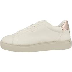 GANT FOOTWEAR Damen JULICE Sneaker, Cream/Rose Gold, 37 EU von GANT