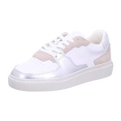 GANT FOOTWEAR Damen JULICE Sneaker, White/Silver/beige, 40 EU von GANT