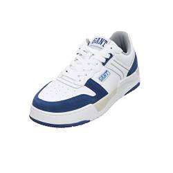 GANT FOOTWEAR Herren BROOKPAL Sneaker, White/Blue, 44 EU von GANT