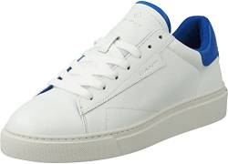 GANT FOOTWEAR Herren MC Julien Sneaker, White/Blue, 44 EU von GANT
