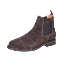 GANT FOOTWEAR Herren ST FAIRKON Chelsea-Stiefel, Dark Brown, 41 EU von GANT