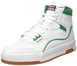 GANT FOOTWEAR Herren VARZITY Sneaker, White/Green, 42 EU von GANT