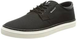 GANT FOOTWEAR Herren Prepville Low lace Shoe Sneaker, Schwarz, 44 EU von GANT