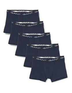 GANT Herren 5-Pack Trunk 5ER Pack, Marine, M von GANT