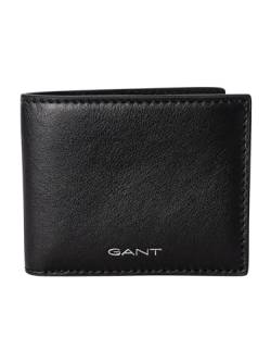 GANT Herren Bifold-Geldbörse aus Leder, Schwarz, One Size von GANT