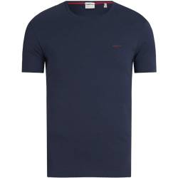 GANT Herren Contrast Logo SS T-Shirt, Evening Blue, Large von GANT