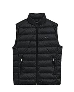 GANT Herren Light DOWN Vest Weste, Black, 3XL von GANT