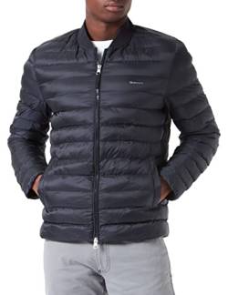 GANT Herren Light Padded Bomber Jacket Jacke, Black, M von GANT