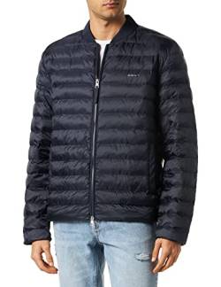 GANT Herren Light Padded Bomber Jacket Jacke, Evening Blue, L von GANT